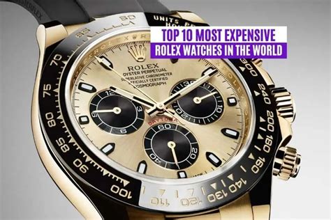 most expensive rolex watch in the world 2022|rolex watches highest price.